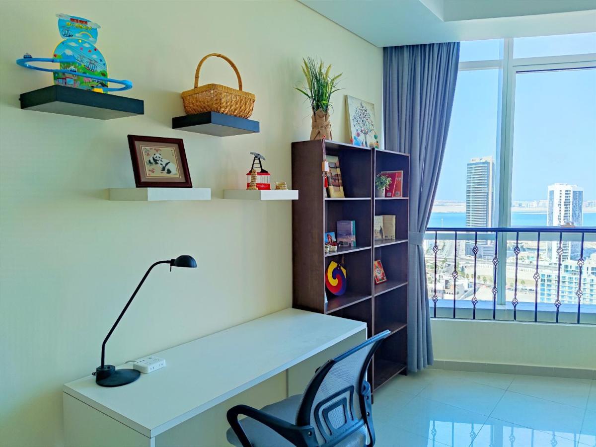 Abu Dhabi Cozy Mangrove View, Seaview 1 Bedroom 1 Partition Apartment Not Hotel Bagian luar foto